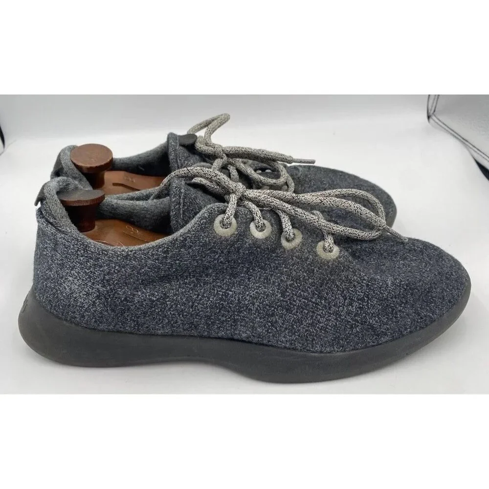 Allbirds Mens Wool Runners Shoes Sneakers Black Gray Size 12‎ US/45 EU